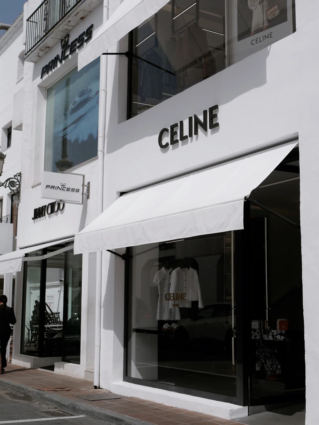A shopfront trading under its own name on a quiet street.
