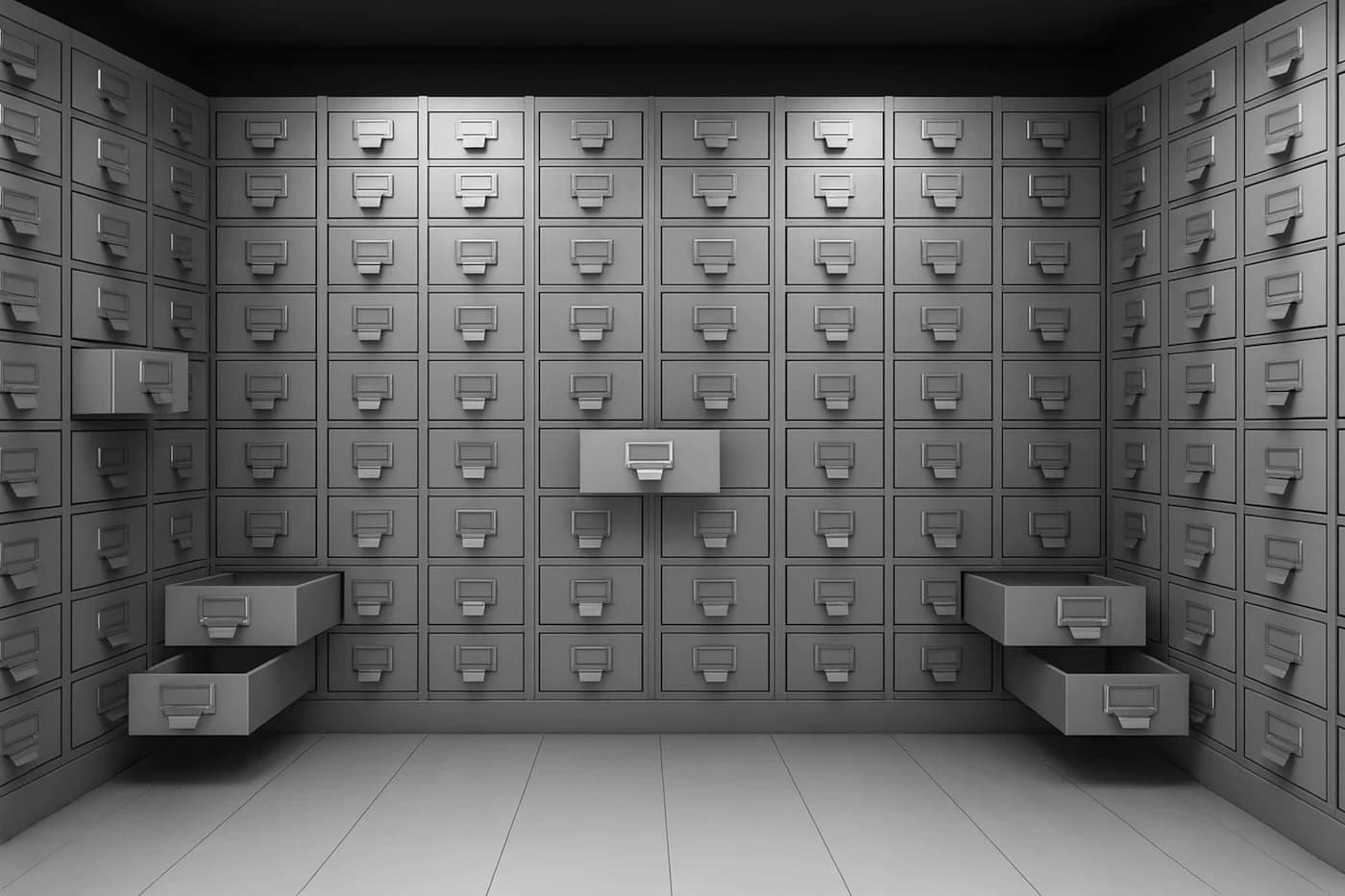 An organized records archive, the institutional layer behind a multi-state Registered Agent operation.