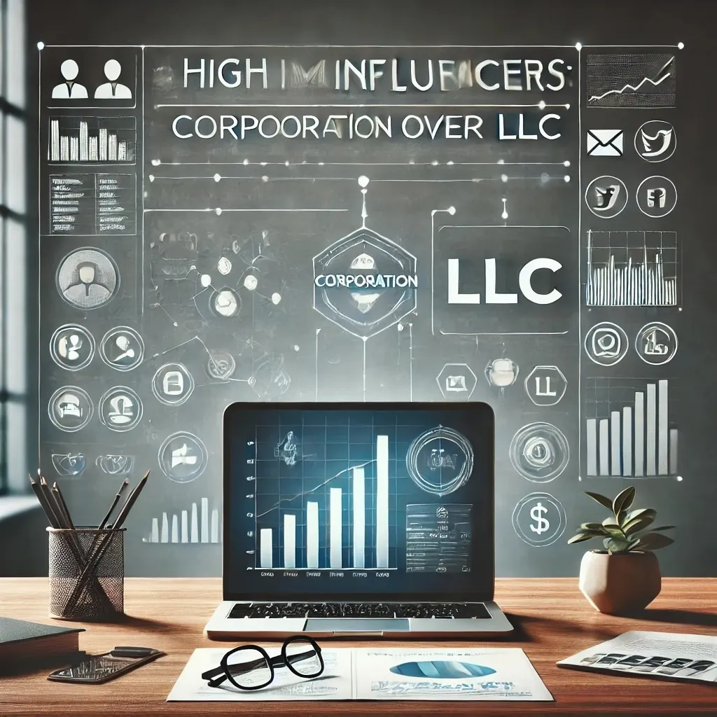 High Income Influencers: Choose a Corporation Over LLC